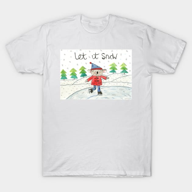 let it snow koala T-Shirt by Charlotsart